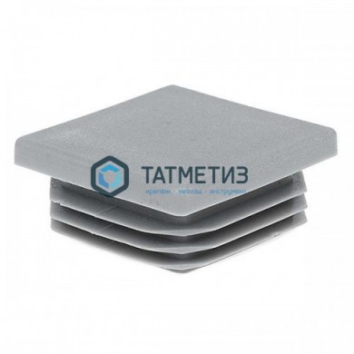 Заглушка для труб квадратная,100 х 100 мм (130 шт/уп) СЕРАЯ -  магазин крепежа «ТАТМЕТИЗ»
