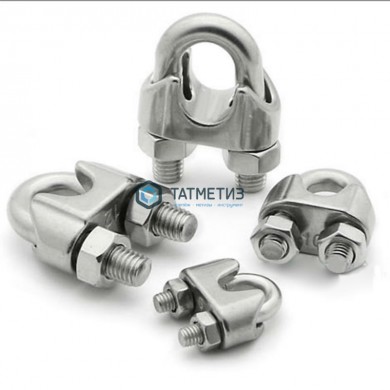 Зажим д/троса DIN 741 АРТ 9074 А4 3 мм КТ | «ТАТМЕТИЗ» Зажим д/троса DIN 741 АРТ 9074 А4 3 мм КТ - магазин крепежа «ТАТМЕТИЗ»