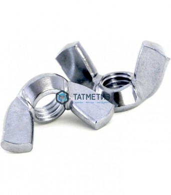 Гайка барашек оцинк М10 | «ТАТМЕТИЗ» Гайка барашек оцинк М10 - магазин крепежа «ТАТМЕТИЗ»