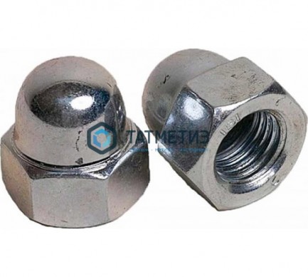 Гайка колпачковая DIN 1587, оц М10 -  магазин крепежа «ТАТМЕТИЗ»