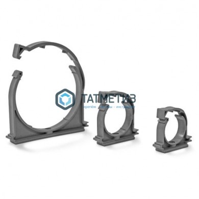 Клипса трубная 63 с фиксат | «ТАТМЕТИЗ» Клипса трубная 63 с фиксат - магазин крепежа «ТАТМЕТИЗ»