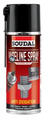 Смазка SOUDAL Vaseline Spray, без силикона, 400 мл | «ТАТМЕТИЗ» Смазка SOUDAL Vaseline Spray, без силикона, 400 мл - магазин крепежа «ТАТМЕТИЗ»