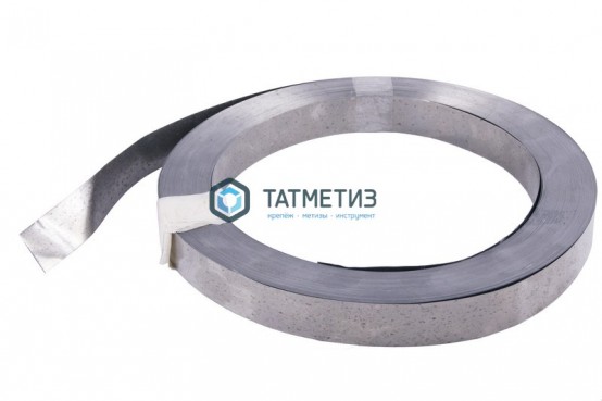 Лента монтажная НЕперфорированная 20 х 0,55 (0,5) (25 м/рул) | «ТАТМЕТИЗ» Лента монтажная НЕперфорированная 20 х 0,55 (0,5) (25 м/рул) - магазин крепежа «ТАТМЕТИЗ»