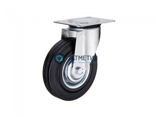 Колесо поворотное c площадкой d 160 мм | «ТАТМЕТИЗ» Колесо поворотное c площадкой d 160 мм - магазин крепежа «ТАТМЕТИЗ»
