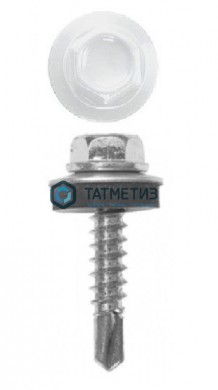 Саморез окраш.кров. 5,5х19 /9003/ (4000 шт/уп) КК | «ТАТМЕТИЗ» Саморез окраш.кров. 5,5х19 /9003/ (4000 шт/уп) КК - магазин крепежа «ТАТМЕТИЗ»