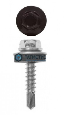 Саморез окраш.кров. 5,5х19 /8019/ (250 шт/уп) R | «ТАТМЕТИЗ» Саморез окраш.кров. 5,5х19 /8019/ (250 шт/уп) R - магазин крепежа «ТАТМЕТИЗ»