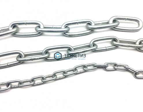 Цепь DIN 763 дл.зв. оц. 5  (30 м/бух) -  магазин крепежа «ТАТМЕТИЗ»