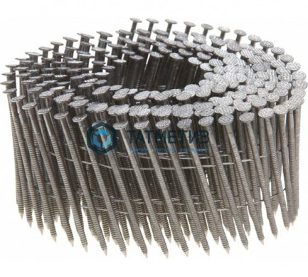 Гвозди с кольцевой накаткой на кассетах 2,8 х 90 (250 шт/кас, 4500 шт/кор) BKRI (ершеные) | «ТАТМЕТИЗ» Гвозди с кольцевой накаткой на кассетах 2,8 х 90 (250 шт/кас, 4500 шт/кор) BKRI (ершеные) - магазин крепежа «ТАТМЕТИЗ»