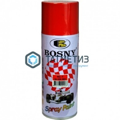 Краска аэроз. BOSNY 520 мл. №006  КРАСНАЯ -  магазин крепежа «ТАТМЕТИЗ»