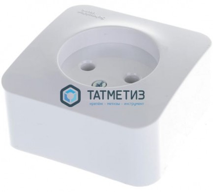 Розетка 1-м ОП BLANCA 16А 250В без заземл. бел., без шторок, с изолирующей пластиной -  магазин крепежа «ТАТМЕТИЗ»