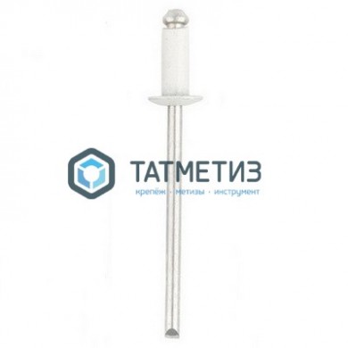 Заклепки ZK ал/ст 4,8x12 RAL 9003 ( 500 шт/уп) | «ТАТМЕТИЗ» Заклепки ZK ал/ст 4,8x12 RAL 9003 ( 500 шт/уп) - магазин крепежа «ТАТМЕТИЗ»