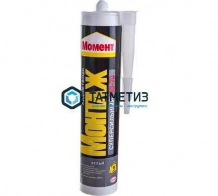 Клей монтажный МОМЕНТ Монтаж Суперсильный 280 г.МВПр-70 Прозрачный / 12 -  магазин крепежа «ТАТМЕТИЗ»
