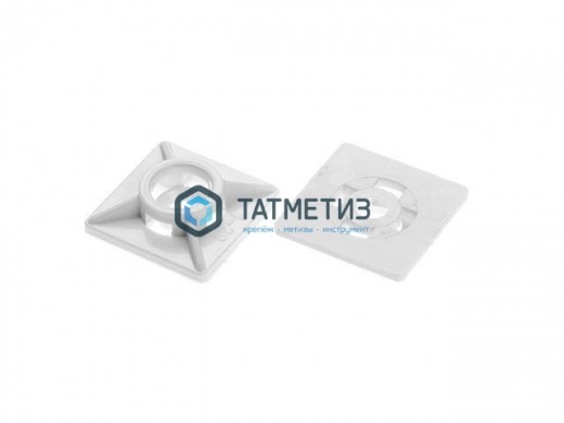 Площадка д/хом 19*19 белая (1000 шт/уп) -  магазин крепежа «ТАТМЕТИЗ»