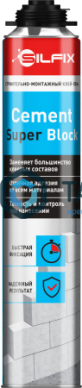 Клей-пена SILFIX Cement Super Block для газобетонных блоков 750 мл / 12 -  магазин крепежа «ТАТМЕТИЗ»