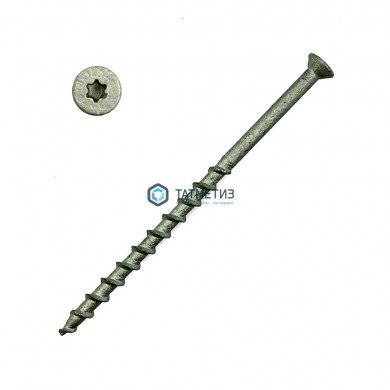 Cаморез для газобетона потайная головка Torx 8х 80 мм белый  (50 шт/уп) -  магазин крепежа «ТАТМЕТИЗ»