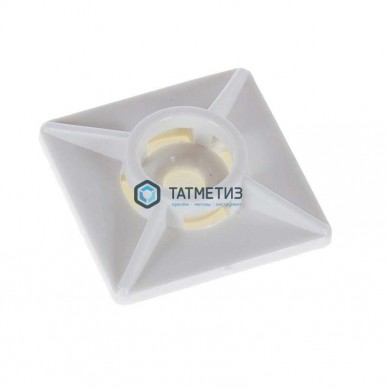Площадка д/хом 27*27 белая (500 шт/уп.) -  магазин крепежа «ТАТМЕТИЗ»