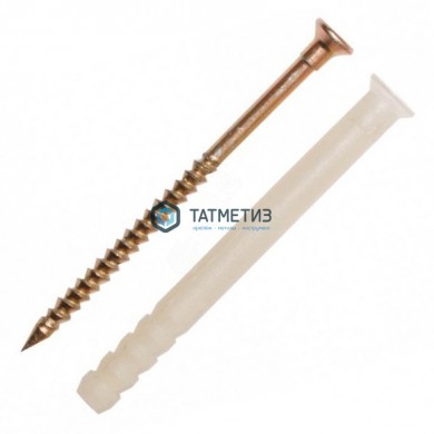 Дюбель-гвоздь  8х 60 потай (100 шт/уп) ТК нейлон -  магазин крепежа «ТАТМЕТИЗ»