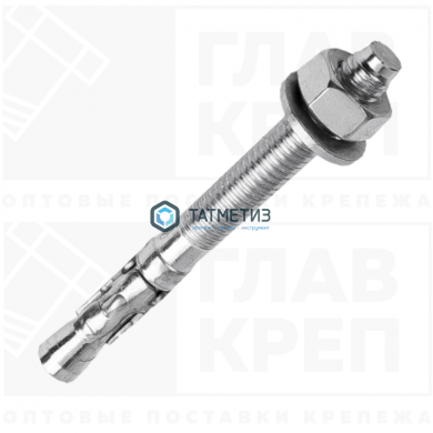 Анкер клиновой  8x 80  (100 шт/уп) БЕЛЫЙ ЦИНК R -  магазин крепежа «ТАТМЕТИЗ»