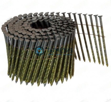 Гвозди с винтовой накаткой на кассетах  2,8 х 80  (250 шт/кас, 4500 шт/кор)  SCH -  магазин крепежа «ТАТМЕТИЗ»