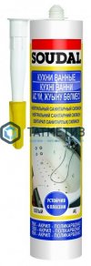 Герметик силиконовый SOUDAL нейтральный санитарный ПРОЗРАЧНЫЙ 280 мл / 15 -  магазин крепежа «ТАТМЕТИЗ»
