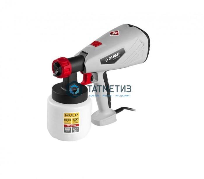 Краскопульт электрич, ЗУБР, HVLP, 0.8л, 0-800мл/мин,вязкость краски 100 DIN/сек, сопло 2.6мм, 500Вт Краскопульт электрич, ЗУБР, HVLP, 0.8л, 0-800мл/мин,вязкость краски 100 DIN/сек, сопло 2.6мм, 500Вт