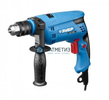 Дрель удар, ЗУБР Профессионал 680 Вт патрон 13 мм, сталь-10 мм/бетон-13 мм/дер.-20 мм, 0-3000 об/мин -  магазин крепежа «ТАТМЕТИЗ»
