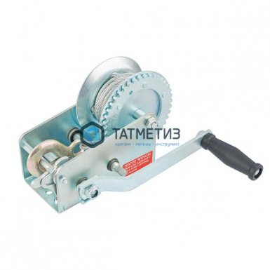 Лебедка шестеренчатая, тяга - 0,8 т, 9 м, тросовая// МАТРИКС -  магазин «ТАТМЕТИЗ»