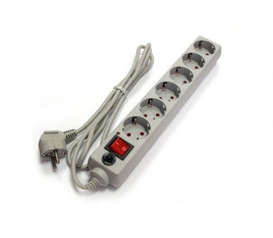 Удлинитель с сет.фильтром 6*5м с с з ПВС3*0, 75 BURO -  магазин крепежа «ТАТМЕТИЗ»