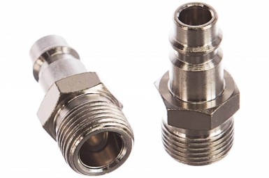 Ниппель универсальный быстросъемный ("папа"),внешняя резьба 3/8", 2 шт. // Stels -  магазин крепежа «ТАТМЕТИЗ»