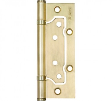 Петля универсальная без врезки 200-2В 125 х 2,5 мм  МАТ. ЗОЛОТО -  магазин крепежа «ТАТМЕТИЗ»