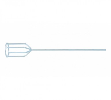 Миксер для гипсовых смесей, 80 х 530 мм, оцинкованный, шестигранный хвостовик 8 мм MATRIX -  магазин крепежа «ТАТМЕТИЗ»