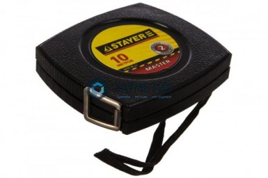 Мерная лента 10 м STAYER "MASTER", стальное полотно 10мм -  магазин крепежа «ТАТМЕТИЗ»