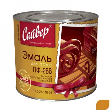 Эмаль ПФ-266 Сайвер золотисто-коричневый 2 кг. 6 -  магазин крепежа «ТАТМЕТИЗ»