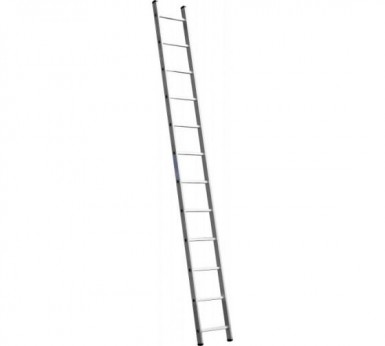 Лестница, 1 х12 ступеней, алюминиевая, односекционная  Новая высота серия NV100 -  магазин крепежа «ТАТМЕТИЗ»