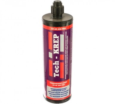 Химический анкер TIT VE-200 400 мл для тяжелых нагрузок быстрой фиксации + 1 насадка -  магазин крепежа «ТАТМЕТИЗ»