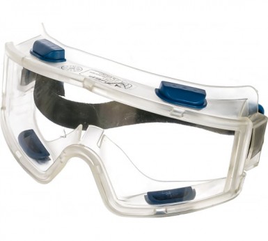 Очки ЗУБР "ЭКСПЕРТ" защитные закрытого типа с непрямой вентиляцией, поликарбонатная линза -  магазин крепежа «ТАТМЕТИЗ»