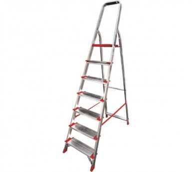 Стремянка 7 ступеней, алюминиевая, шир. ступени 130 мм NV -  магазин крепежа «ТАТМЕТИЗ»