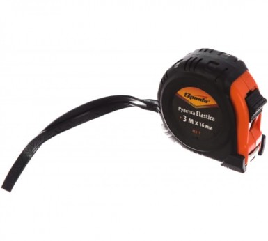 Рулетка Elastica, 3 м х 16 мм, обрезиненный корпус// SPARTA -  магазин крепежа «ТАТМЕТИЗ»