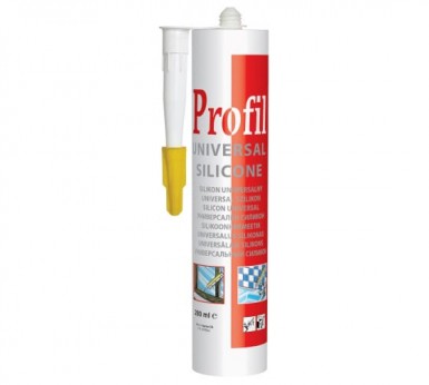 Герметик силиконовый Profil универсальный прозрачный 280 мл 15 -  магазин «ТАТМЕТИЗ»