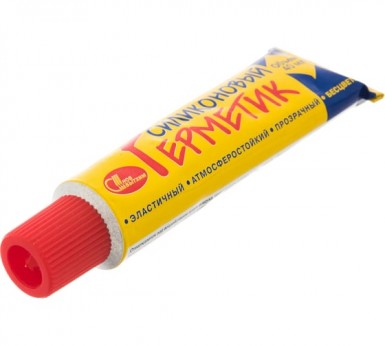 Герметик силиконовый БЕСЦВЕТНЫЙ туба НБХ 40мл. -  магазин «ТАТМЕТИЗ»