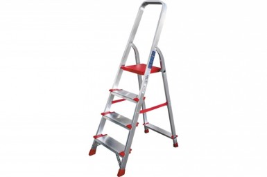 Стремянка 4 ступени, алюминиевая, шир. ступени 130 мм NV* -  магазин крепежа «ТАТМЕТИЗ»