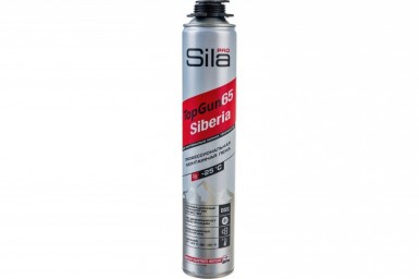 Пена монтажная проф Sila Pro SIBERIA ЗИМНЯЯ TopGun 65 850 мл /12 -  магазин крепежа «ТАТМЕТИЗ»