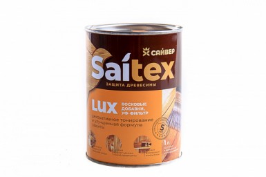 Деревозащитное средство Saitex LUX  ДУБ  1 л./14 -  магазин крепежа «ТАТМЕТИЗ»