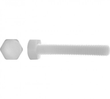 Болт М  6 х 25 полиамид DIN 933  (200 шт) -  магазин крепежа «ТАТМЕТИЗ»