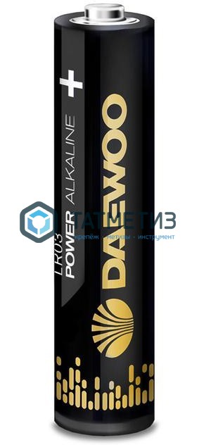 Батарейка алкалиновая тип AAA / LR03 1.5В POWER Pack-12 (уп.12шт) DAEWOO Батарейка алкалиновая тип AAA / LR03 1.5В POWER Pack-12 (уп.12шт) DAEWOO