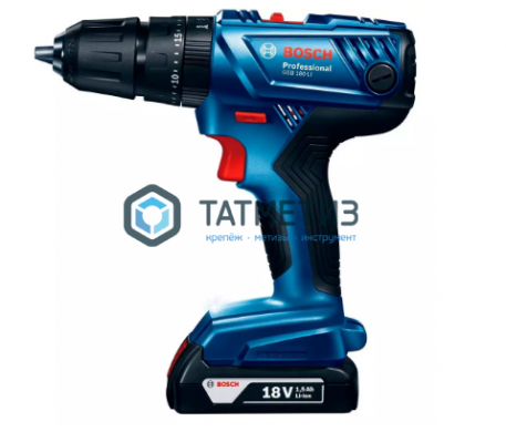 Дрель-шуруповерт аккумуляторная Bosch GSB 180-LI 2x2,0 Ач -  магазин крепежа «ТАТМЕТИЗ»