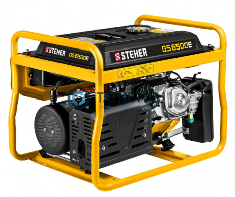 Бензиновый генератор с электростартером, 5500 Вт, STEHER -  магазин крепежа «ТАТМЕТИЗ»