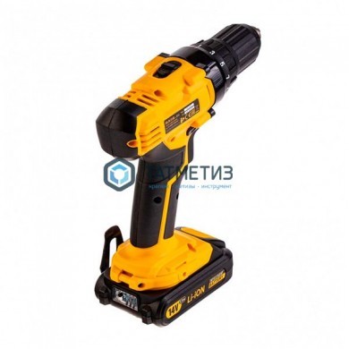 Дрель-шуруповерт аккумуляторная CDL-IB-14-02, Li-Ion, 14 В, 1,5 Ач, 2 акк.// Denzel | «ТАТМЕТИЗ» Дрель-шуруповерт аккумуляторная CDL-IB-14-02, Li-Ion, 14 В, 1,5 Ач, 2 акк.// Denzel - магазин крепежа «ТАТМЕТИЗ»