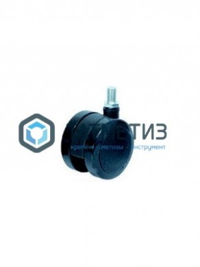 Колесо мебельное поворотное, черный нейлон, крепление с болтом FWT60 -  магазин крепежа «ТАТМЕТИЗ»