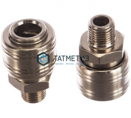 Муфта универсальная быстросъемная ("мама"), внешняя резьба 1 4", 2 шт. Stels -  магазин крепежа «ТАТМЕТИЗ»